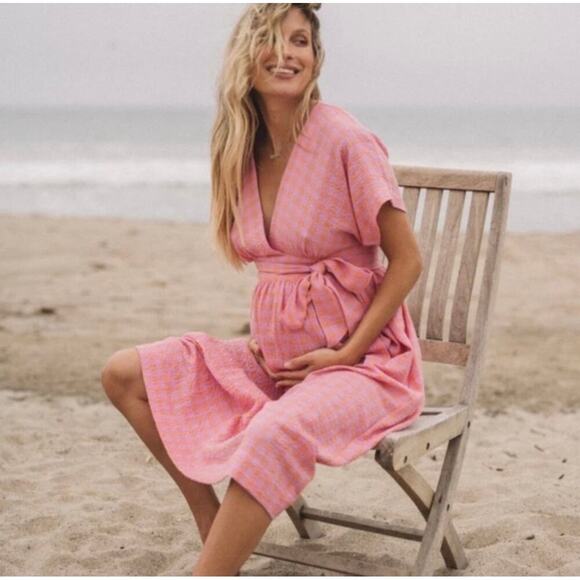 Hatch Pink Midi Dress - Picture 1 of 13